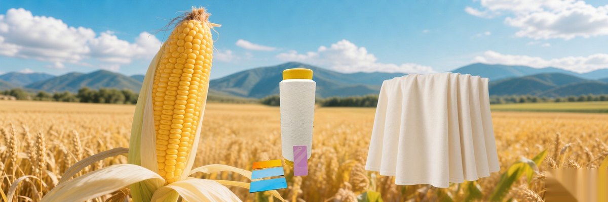 绿色生物基：玉米田到纱筒、吊牌与面料，生物基原料到成品的完整链条