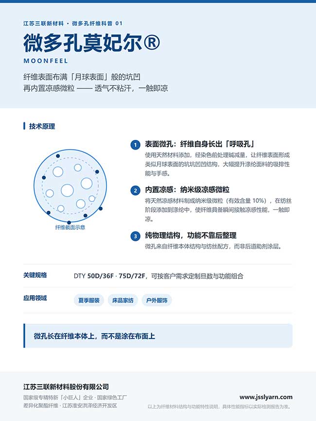 微多孔纤维：三联把它做成了三条路